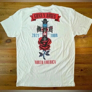 Guns N Roses GnR | Official Tour T Shirt | White XL